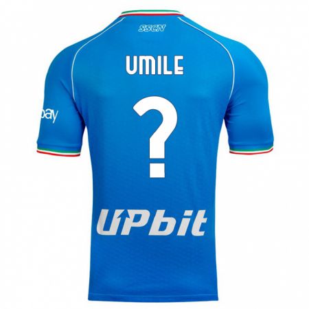 Kandiny Niño Camiseta Bruno Umile #0 Cielo Azul 1ª Equipación 2023/24 La Camisa Chile