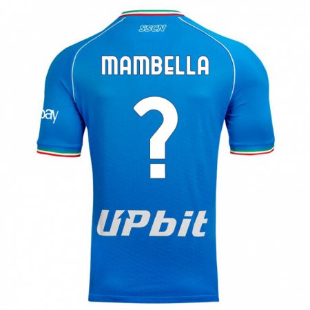 Kandiny Niño Camiseta Andrea Mambella #0 Cielo Azul 1ª Equipación 2023/24 La Camisa Chile