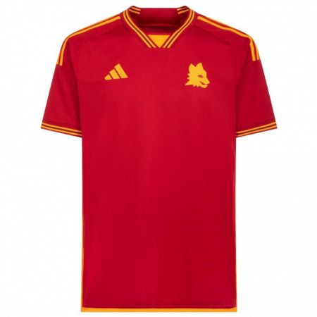 Kandiny Niño Camiseta Romelu Lukaku #90 Rojo 1ª Equipación 2023/24 La Camisa Chile