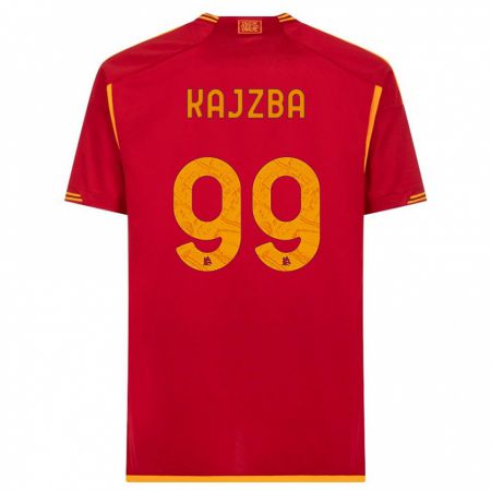 Kandiny Niño Camiseta Nina Kajzba #99 Rojo 1ª Equipación 2023/24 La Camisa Chile