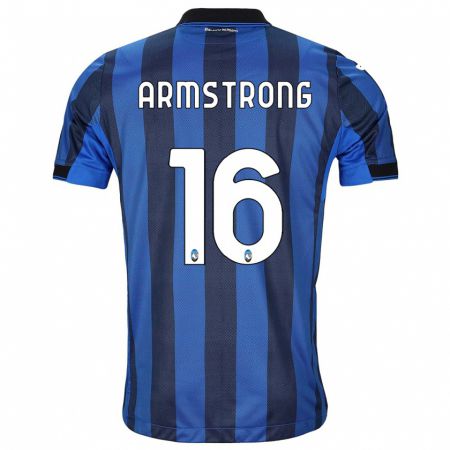 Kandiny Niño Camiseta Daniel Armstrong #16 Azul Negro 1ª Equipación 2023/24 La Camisa Chile
