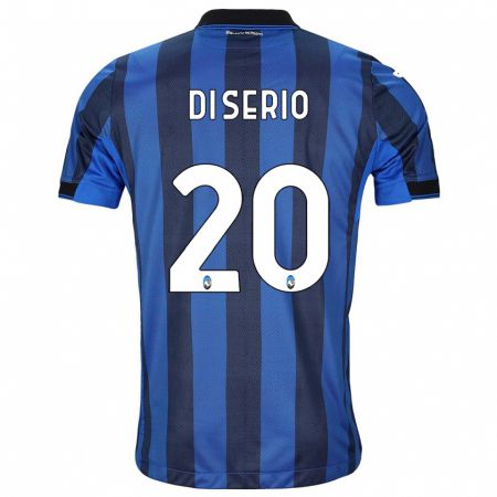 Kandiny Niño Camiseta Giuseppe Di Serio #20 Azul Negro 1ª Equipación 2023/24 La Camisa Chile