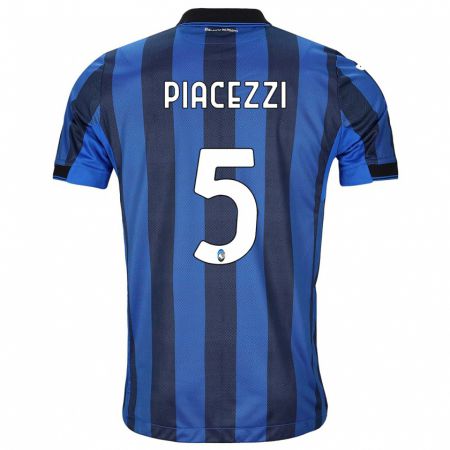 Kandiny Niño Camiseta Eleonora Piacezzi #5 Azul Negro 1ª Equipación 2023/24 La Camisa Chile