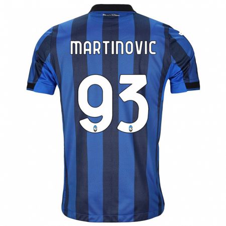 Kandiny Niño Camiseta Melania Martinovic #93 Azul Negro 1ª Equipación 2023/24 La Camisa Chile