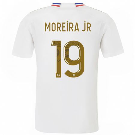 Kandiny Niño Camiseta Diego Moreira #0 Blanco 1ª Equipación 2023/24 La Camisa Chile