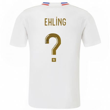 Kandiny Niño Camiseta Thibaut Ehling #0 Blanco 1ª Equipación 2023/24 La Camisa Chile