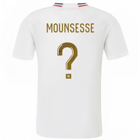 Kandiny Niño Camiseta Jérémy Mounsesse #0 Blanco 1ª Equipación 2023/24 La Camisa Chile