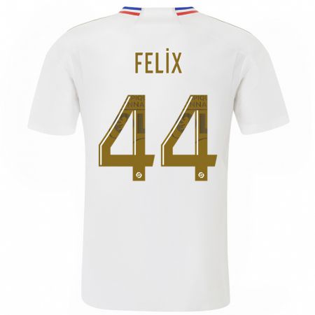 Kandiny Niño Camiseta Marley Felix #44 Blanco 1ª Equipación 2023/24 La Camisa Chile