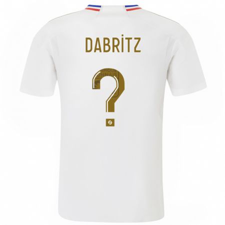 Kandiny Niño Camiseta Sara Dabritz #0 Blanco 1ª Equipación 2023/24 La Camisa Chile