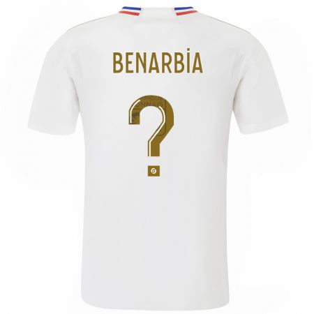 Kandiny Niño Camiseta Fares Benarbia #0 Blanco 1ª Equipación 2023/24 La Camisa Chile