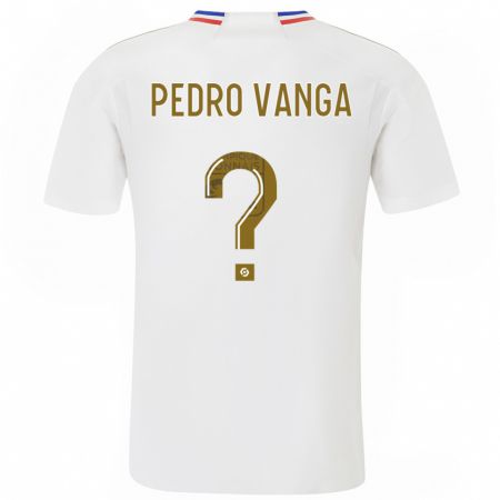 Kandiny Niño Camiseta Emerson Pedro Vanga #0 Blanco 1ª Equipación 2023/24 La Camisa Chile