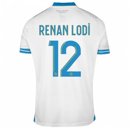 Kandiny Niño Camiseta Renan Lodi #12 Blanco 1ª Equipación 2023/24 La Camisa Chile