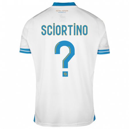 Kandiny Niño Camiseta Paolo Sciortino #0 Blanco 1ª Equipación 2023/24 La Camisa Chile