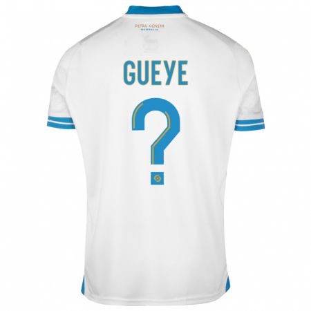 Kandiny Niño Camiseta Daouda Gueye #0 Blanco 1ª Equipación 2023/24 La Camisa Chile