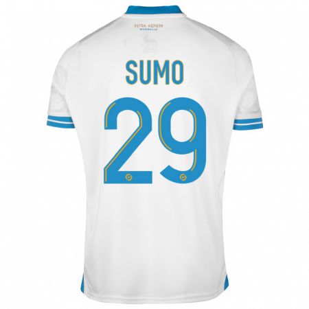 Kandiny Niño Camiseta Eva Sumo #29 Blanco 1ª Equipación 2023/24 La Camisa Chile