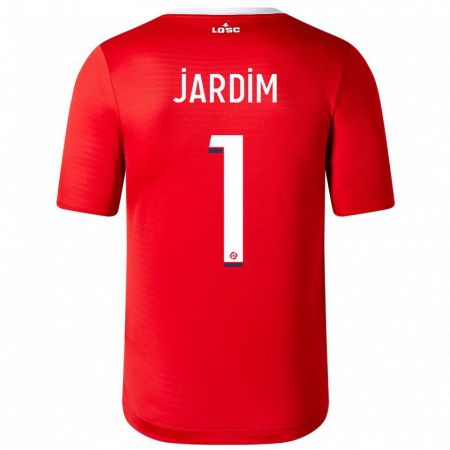 Kandiny Niño Camiseta Leo Jardim #1 Rojo 1ª Equipación 2023/24 La Camisa Chile