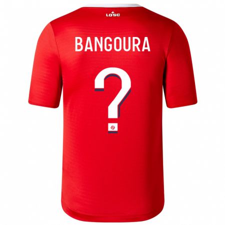Kandiny Niño Camiseta Abdoulaye Zakha Bangoura #0 Rojo 1ª Equipación 2023/24 La Camisa Chile