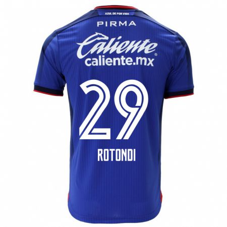 Kandiny Niño Camiseta Carlos Rotondi #29 Azul 1ª Equipación 2023/24 La Camisa Chile