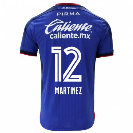 Kandiny Niño Camiseta Jose Joaquin Martinez #12 Azul 1ª Equipación 2023/24 La Camisa Chile