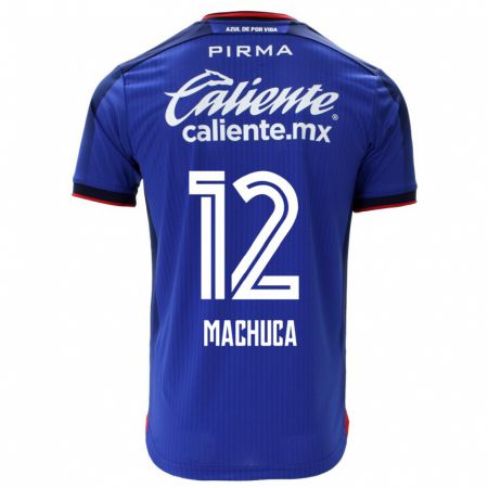 Kandiny Niño Camiseta Gabriela Machuca #12 Azul 1ª Equipación 2023/24 La Camisa Chile