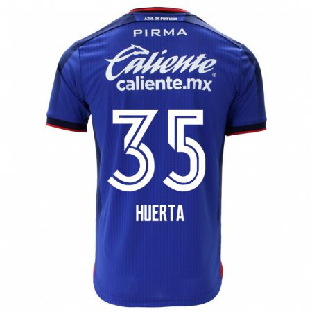 Kandiny Niño Camiseta Renata Huerta #35 Azul 1ª Equipación 2023/24 La Camisa Chile