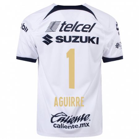 Kandiny Niño Camiseta Miriam Aguirre #1 Blanco 1ª Equipación 2023/24 La Camisa Chile