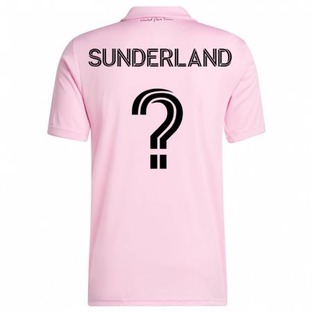Kandiny Niño Camiseta Lawson Sunderland #0 Rosa 1ª Equipación 2023/24 La Camisa Chile