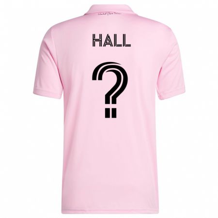 Kandiny Niño Camiseta Tyler Hall #0 Rosa 1ª Equipación 2023/24 La Camisa Chile