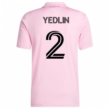 Kandiny Niño Camiseta Deandre Yedlin #2 Rosa 1ª Equipación 2023/24 La Camisa Chile