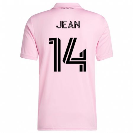 Kandiny Niño Camiseta Corentin Jean #14 Rosa 1ª Equipación 2023/24 La Camisa Chile