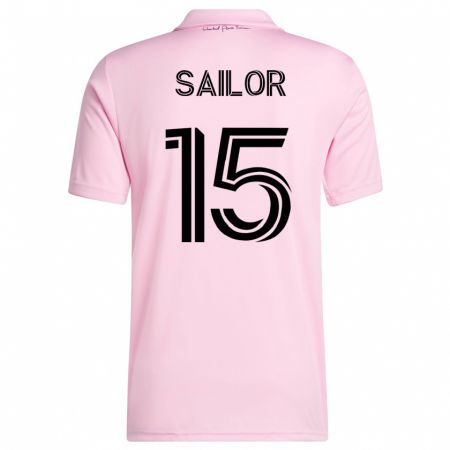 Kandiny Niño Camiseta Ryan Sailor #15 Rosa 1ª Equipación 2023/24 La Camisa Chile