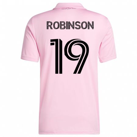 Kandiny Niño Camiseta Robbie Robinson #19 Rosa 1ª Equipación 2023/24 La Camisa Chile
