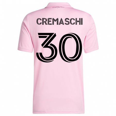 Kandiny Niño Camiseta Benja Cremaschi #30 Rosa 1ª Equipación 2023/24 La Camisa Chile