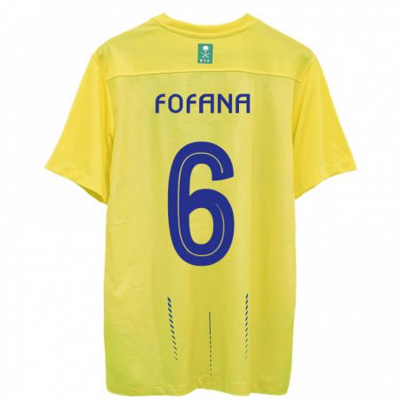 Kandiny Niño Camiseta Seko Fofana #6 Amarillo 1ª Equipación 2023/24 La Camisa Chile