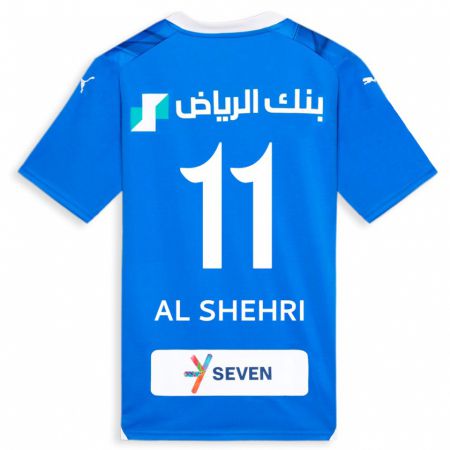 Kandiny Niño Camiseta Saleh Al-Shehri #11 Azul 1ª Equipación 2023/24 La Camisa Chile