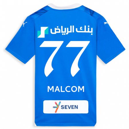 Kandiny Niño Camiseta Malcom #77 Azul 1ª Equipación 2023/24 La Camisa Chile