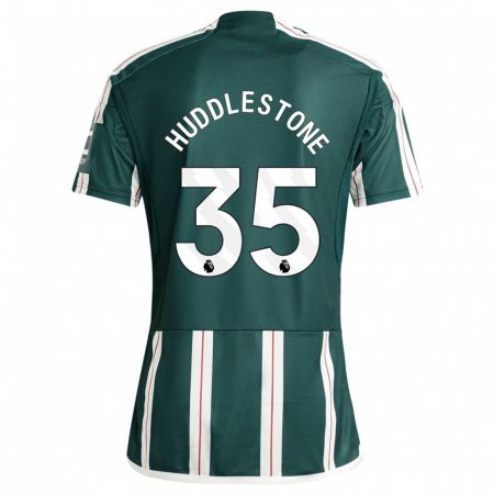 Kandiny Niño Camiseta Tom Huddlestone #35 Verde Oscuro 2ª Equipación 2023/24 La Camisa Chile