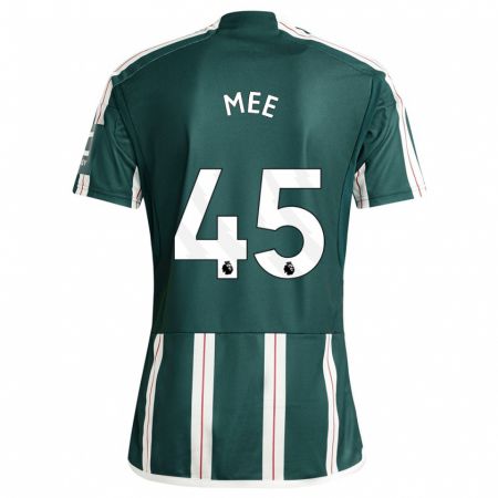 Kandiny Niño Camiseta Dermot Mee #45 Verde Oscuro 2ª Equipación 2023/24 La Camisa Chile