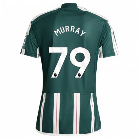 Kandiny Niño Camiseta Sam Murray #79 Verde Oscuro 2ª Equipación 2023/24 La Camisa Chile