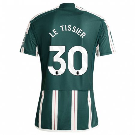 Kandiny Niño Camiseta Maya Le Tissier #30 Verde Oscuro 2ª Equipación 2023/24 La Camisa Chile