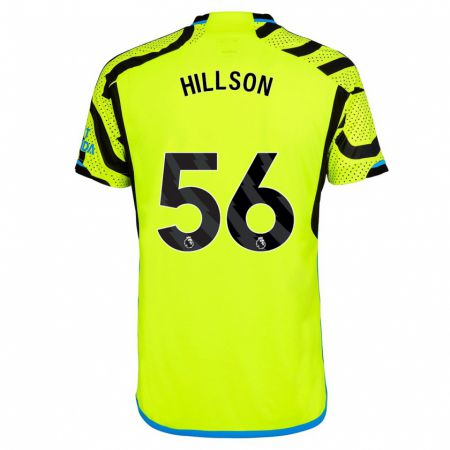 Kandiny Niño Camiseta James Hillson #56 Amarillo 2ª Equipación 2023/24 La Camisa Chile