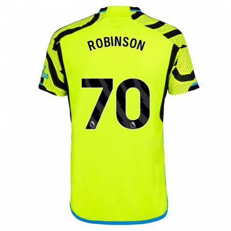 Kandiny Niño Camiseta Josh Robinson #70 Amarillo 2ª Equipación 2023/24 La Camisa Chile