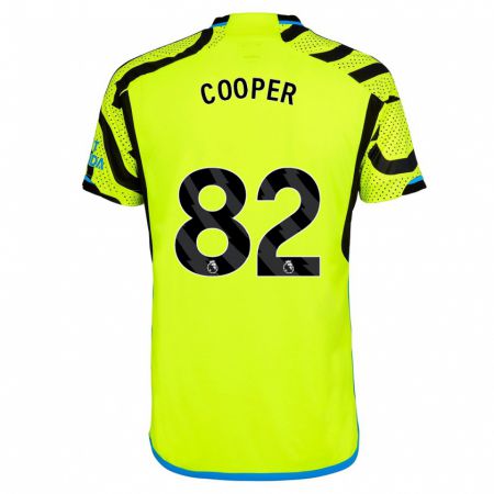 Kandiny Niño Camiseta Noah Cooper #82 Amarillo 2ª Equipación 2023/24 La Camisa Chile
