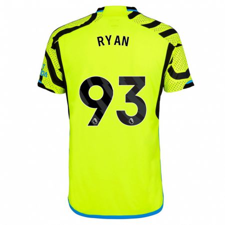 Kandiny Niño Camiseta Kamarni Ryan #93 Amarillo 2ª Equipación 2023/24 La Camisa Chile