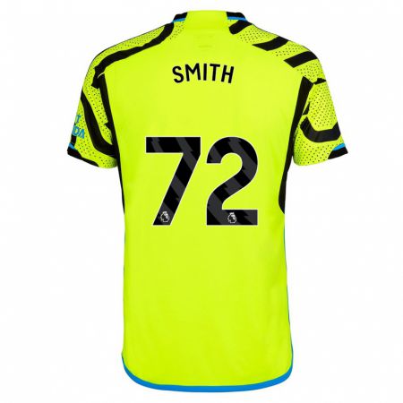 Kandiny Niño Camiseta Matt Smith #72 Amarillo 2ª Equipación 2023/24 La Camisa Chile