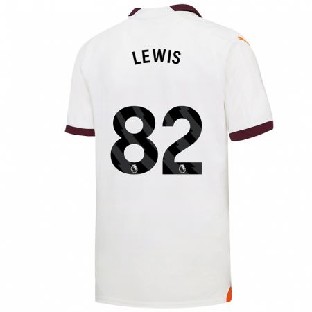 Kandiny Niño Camiseta Rico Lewis #82 Blanco 2ª Equipación 2023/24 La Camisa Chile
