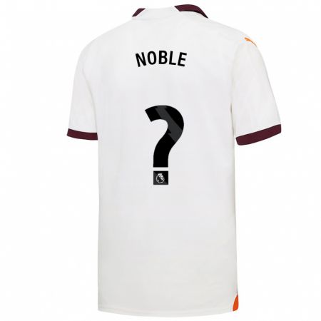 Kandiny Niño Camiseta Kian Noble #0 Blanco 2ª Equipación 2023/24 La Camisa Chile