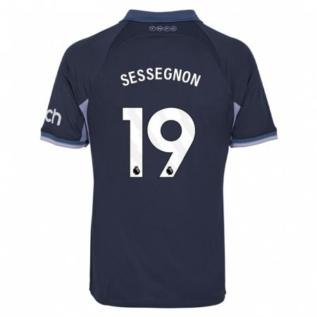 Kandiny Niño Camiseta Ryan Sessegnon #19 Azul Oscuro 2ª Equipación 2023/24 La Camisa Chile