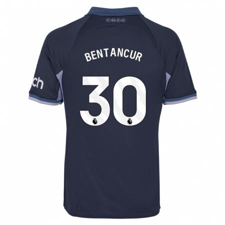 Kandiny Niño Camiseta Rodrigo Bentancur #30 Azul Oscuro 2ª Equipación 2023/24 La Camisa Chile