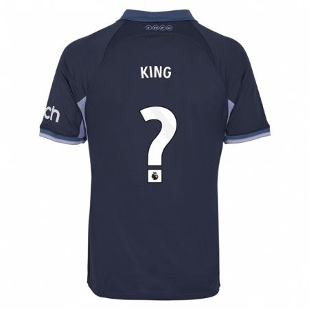 Kandiny Niño Camiseta Maeson King #0 Azul Oscuro 2ª Equipación 2023/24 La Camisa Chile
